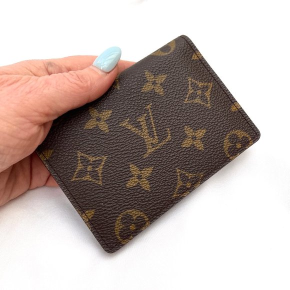 Auc Louis Vuitton Monogram ID /Pocket Organizer Business Card Credit Card wallet - Picture 5 of 13